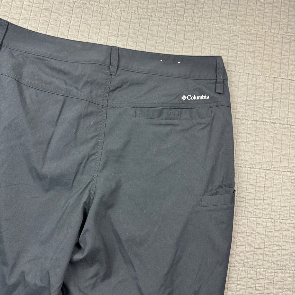 Columbia Womens Omni-Shield Black Capri Hiking Pants Size 14 Outdoors Granola - Picture 5 of 12